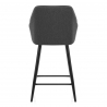 Tabouret de Bar Tissu - Cello Gris