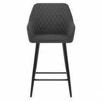 Tabouret de Bar Tissu - Cello Gris