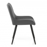 Chaise Faux Cuir - Mustang Gris