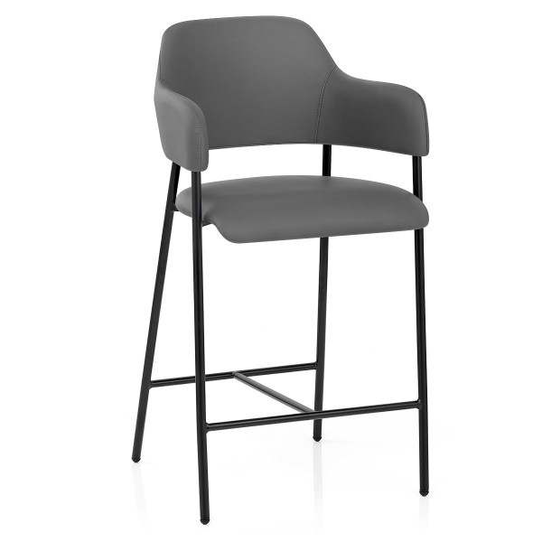 Tabouret de Bar Faux Cuir - Trent