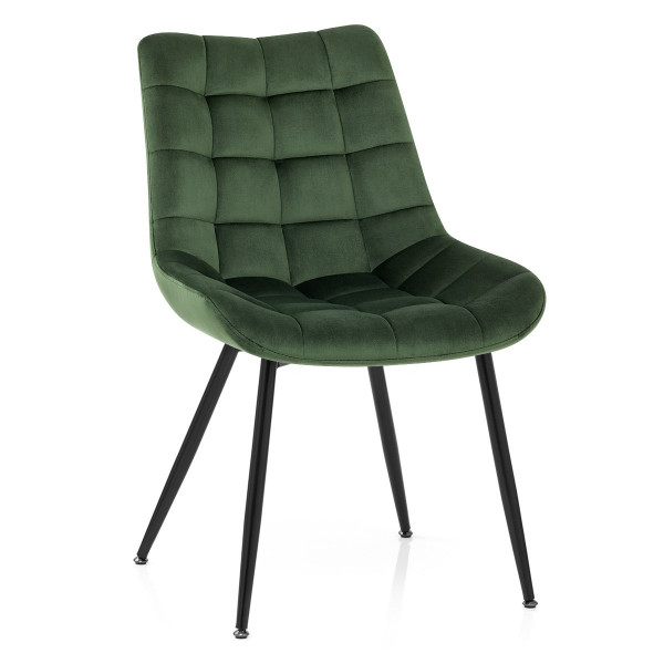 Chaise Velours - Lisbon - Vert