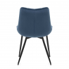 Chaise Velours - Lisbon - Bleu