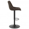 Tabouret de Bar Cuir Véritable - Porto - Marron