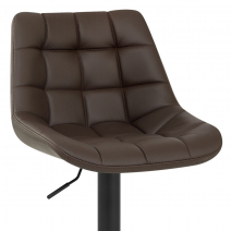 Tabouret de Bar Cuir Véritable - Porto - Marron