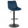 Tabouret de Bar Velours - Faro - Bleu