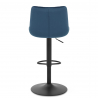 Tabouret de Bar Velours - Faro - Bleu