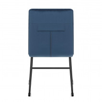 Chaise Velours - Chevelle - Bleu