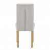 Chaise Velours Bois - York Gris