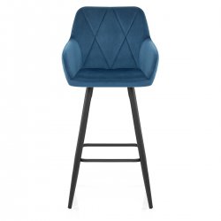 Tabouret de Bar Velours - Lanson Vert