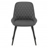 Chaise Faux Cuir - Lincoln Gris