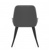Chaise Faux Cuir - Lincoln Gris