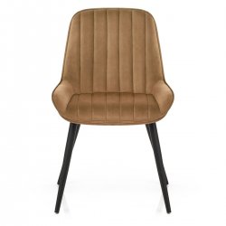 Chaise Velours - Mustang Bleu Foncé