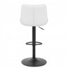 Tabouret de Bar Faux Cuir - Faro - Blanc