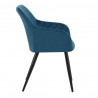 Fauteuil Velours - Chevy Bleu