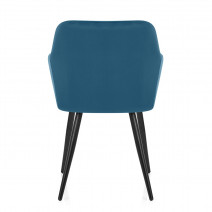 Fauteuil Velours - Chevy Bleu