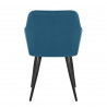 Fauteuil Velours - Chevy Bleu