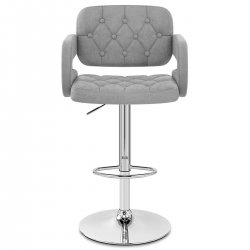 Tabouret de Bar Tissu - Encore Gris