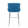Tabouret de Bar Velours - Grace Bleu