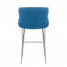 Tabouret de Bar Velours - Grace Bleu