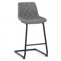 Tabouret de Bar Faux Cuir - Soho Gris