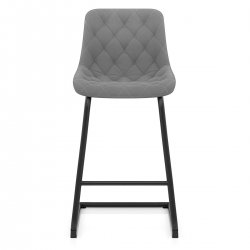 Tabouret de Bar Faux Cuir - Soho Gris