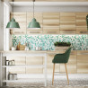 Chaise de bar Bois Velours - Rio Vert