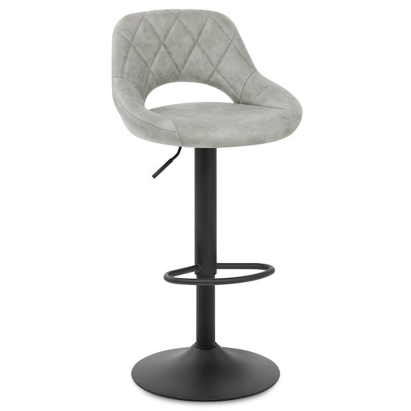 Tabouret de Bar Faux Daim - Nikita