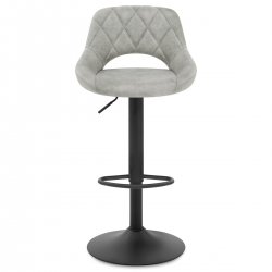 Tabouret de Bar Faux Daim -...