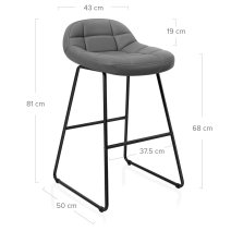 Tabouret de Bar Faux Cuir - Swift