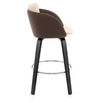 Tabouret de Bar Velours Faux Cuir - Mojo