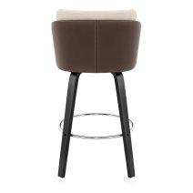 Tabouret de Bar Velours Faux Cuir - Mojo