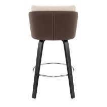 Tabouret de Bar Velours Faux Cuir - Mojo