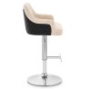 Tabouret Faux Cuir Tissu - Dylan