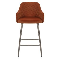 Tabouret de Bar Velours -...