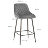 Tabouret de Bar Velours - Brisbane