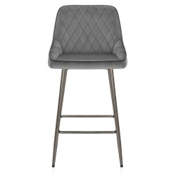 Tabouret de Bar Velours -...