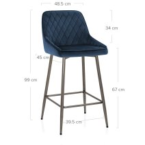 Tabouret de Bar Velours - Brisbane