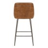 Tabouret de Bar Cuir Véritable - Brisbane