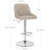 Tabouret Faux Cuir - Darwin