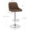 Tabouret Faux Cuir - Darwin