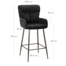Tabouret Tissu - Albany
