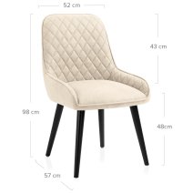Chaise Faux Cuir - Azure