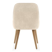 Chaise Faux Cuir Bois - Azure