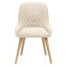 Chaise Faux Cuir Bois - Azure