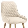 Chaise Faux Cuir Bois - Azure