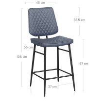 Tabouret Faux Cuir - Caprice