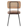 Chaise Faux Cuir - Cassis