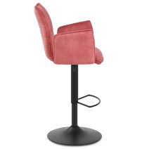 Tabouret de Bar Velours avec Accoudoirs - Art