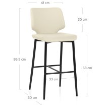 Tabouret de Bar Faux Cuir - Elan