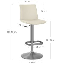 Tabouret de Bar Faux Cuir - Alto